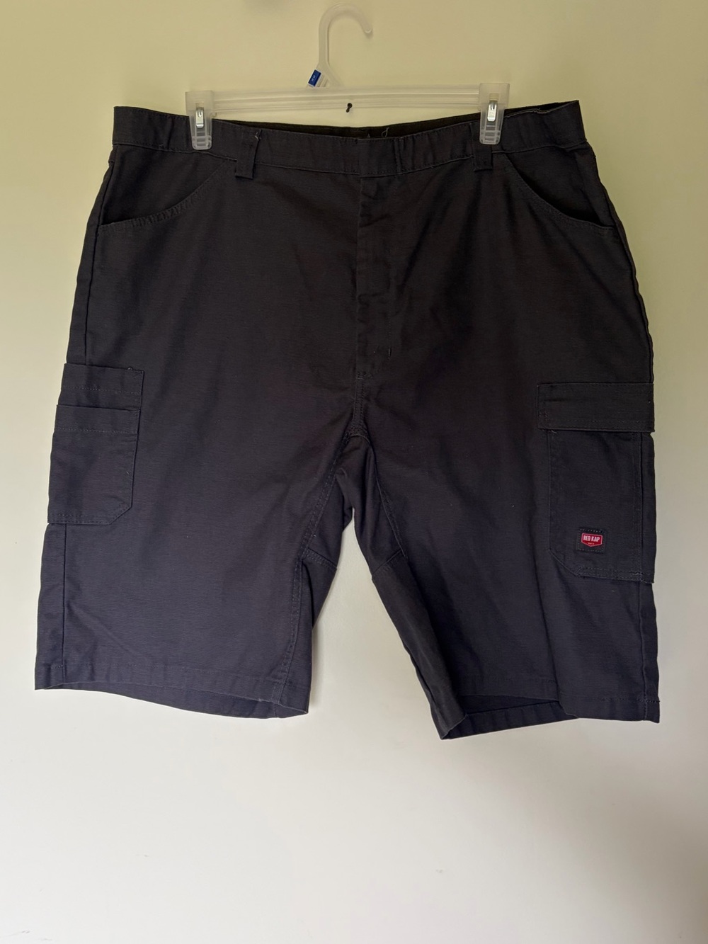 Red kap Men's PT66 Gray Industrial Cargo Utility Work Shorts Size 44 Big&Tall